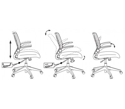 Кресло Бюрократ CH-495 черный TW-01 Neo сетка/ткань крестовина пластик