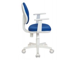 Кресло детское Бюрократ CH-W356AXSN темно-синий 15-10 крестовина пластик пластик белый-foto3