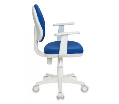 Кресло детское Бюрократ CH-W356AXSN темно-синий 15-10 крестовина пластик пластик белый