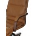 Кресло руководителя Бюрократ T-9927WALNUT горчичный кожа крестовина металл/дерево