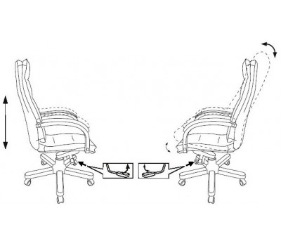 Кресло руководителя Бюрократ T-9927WALNUT горчичный кожа крестовина металл/дерево