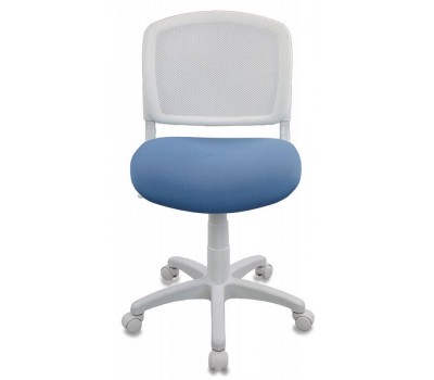 Кресло детское Бюрократ CH-W296NX белый TW-15 сиденье голубой 26-24 сетка/ткань крестовина пластик пластик белый