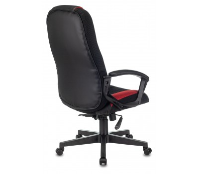 Кресло игровое Zombie 9 черный/красный текстиль/эко.кожа крестовина пластик Кресло игровое Zombie 9 черный/красный текстиль/эко.кожа крестовина пластик