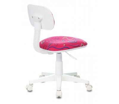 Кресло детское Бюрократ CH-W201NX малиновый Sticks 05 крестовина пластик пластик белый