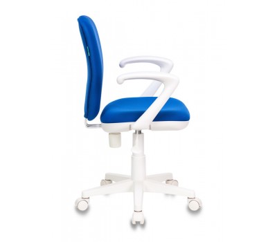 Кресло детское Бюрократ KD-W10AXSN синий 26-21 крестовина пластик пластик белый