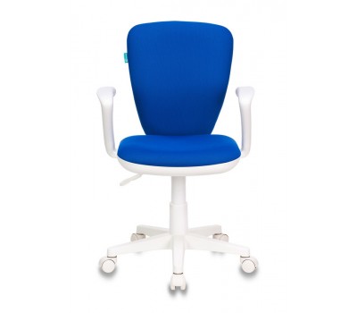 Кресло детское Бюрократ KD-W10AXSN синий 26-21 крестовина пластик пластик белый