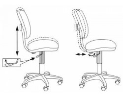 Кресло детское Бюрократ CH-204NX зеленый карандаши крестовина пластик-foto6