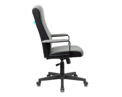 Кресло руководителя Бюрократ DOMINUS серый 10-128 крестовина пластик-foto3