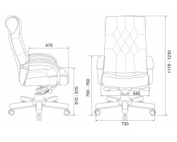 Кресло руководителя Бюрократ T-9928WALNUT черный кожа крестовина металл/дерево-foto10