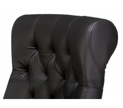 Кресло руководителя Бюрократ T-9928WALNUT черный кожа крестовина металл/дерево