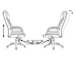 Кресло руководителя Бюрократ T-9922SL светло-коричневый Leather Eichel кожа крестовина металл хром-foto7