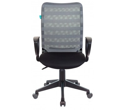 Кресло Бюрократ CH-599AXSN серый TW-32K03 сиденье черный TW-11 сетка/ткань крестовина пластик