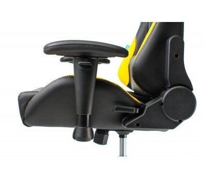 Кресло игровое Zombie VIKING 5 AERO черный/желтый эко.кожа с подголов. крестовина пластик
