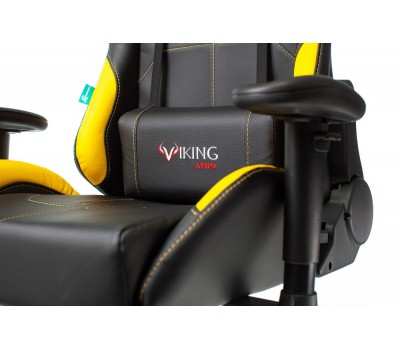 Кресло игровое Zombie VIKING 5 AERO черный/желтый эко.кожа с подголов. крестовина пластик