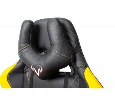 Кресло игровое Zombie VIKING 5 AERO черный/желтый эко.кожа с подголов. крестовина пластик