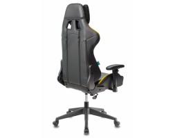 Кресло игровое Zombie VIKING 5 AERO черный/желтый эко.кожа с подголов. крестовина пластик-foto4