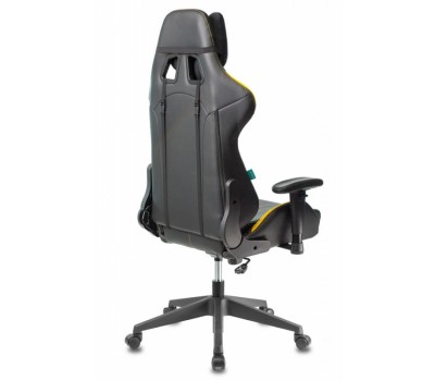 Кресло игровое Zombie VIKING 5 AERO черный/желтый эко.кожа с подголов. крестовина пластик