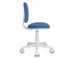 Кресло детское Бюрократ CH-W204NX голубой 26-24 крестовина пластик пластик белый-foto3