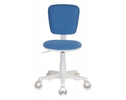 Кресло детское Бюрократ CH-W204NX голубой 26-24 крестовина пластик пластик белый-foto2