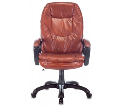 Кресло руководителя Бюрократ CH-868N коричневый Boroko-37 эко.кожа крестовина пластик