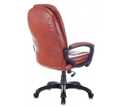 Кресло руководителя Бюрократ CH-868N коричневый Boroko-37 эко.кожа крестовина пластик
