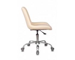 Кресло Бюрократ CH-350SL светло-бежевый текстиль/эко.кожа крестовина металл хром-foto3