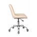Кресло Бюрократ CH-350SL светло-бежевый текстиль/эко.кожа крестовина металл хром