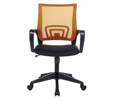 Кресло Бюрократ CH-695N оранжевый TW-38-3 сиденье черный TW-11 сетка/ткань крестовина пластик