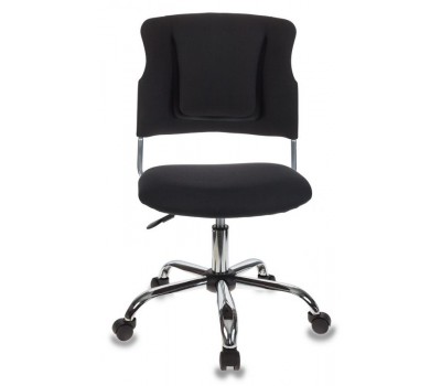 Кресло Бюрократ CH-322SXN черный 26-28 крестовина металл хром