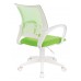 Кресло Бюрократ CH-W695NLT салатовый TW-03A TW-18 сетка/ткань крестовина пластик пластик белый