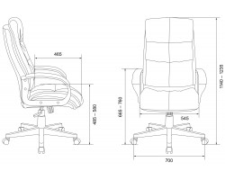 Кресло руководителя Бюрократ CH-824 серо-голубой Light-28 крестовина пластик-foto6