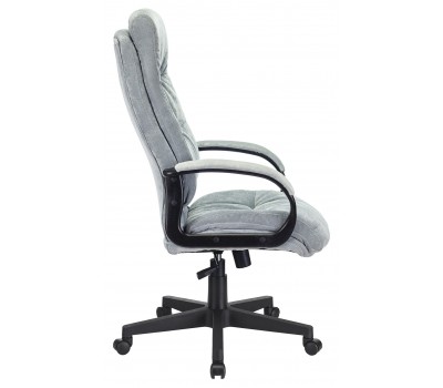 Кресло руководителя Бюрократ CH-824 серо-голубой Light-28 крестовина пластик