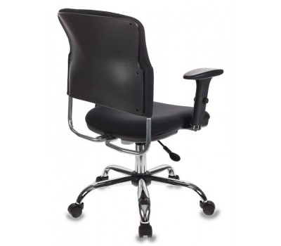 Кресло Бюрократ CH-323AXSN черный 26-28 крестовина металл хром