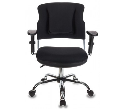 Кресло Бюрократ CH-323AXSN черный 26-28 крестовина металл хром