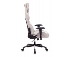 Кресло игровое Zombie VIKING LOFT серый Loft ромбик с подголов. крестовина металл-foto3