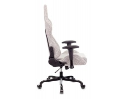 Кресло игровое Zombie VIKING LOFT серый Loft ромбик с подголов. крестовина металл-foto14