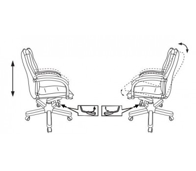 Кресло руководителя Бюрократ T-9927WALNUT-LOW горчичный кожа низк.спин. крестовина металл/дерево