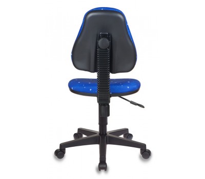 Кресло детское Бюрократ KD-4 синий космос крестовина пластик