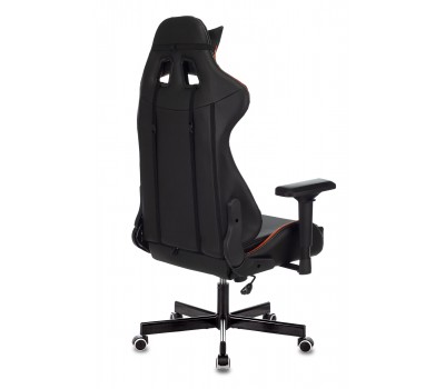 Кресло игровое Zombie VIKING TANK черный/оранжевый/белый эко.кожа с подголов. крестовина металл Кресло игровое Zombie VIKING TANK черный/оранжевый/белый эко.кожа с подголов. крестовина металл