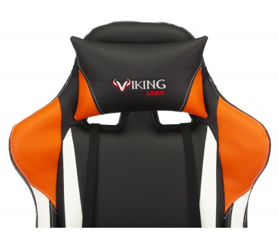 Кресло игровое Zombie VIKING TANK черный/оранжевый/белый эко.кожа с подголов. крестовина металл Кресло игровое Zombie VIKING TANK черный/оранжевый/белый эко.кожа с подголов. крестовина металл