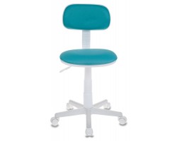 Кресло детское Бюрократ CH-W201NX бирюзовый 15-175 крестовина пластик пластик белый-foto2