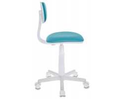 Кресло детское Бюрократ CH-W201NX бирюзовый 15-175 крестовина пластик пластик белый-foto3