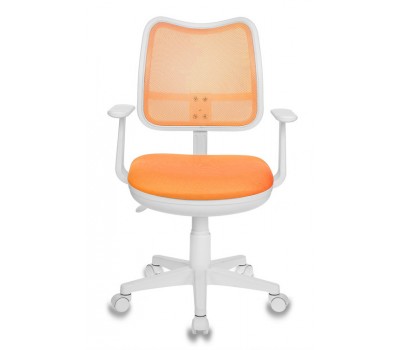 Кресло детское Бюрократ Ch-W797 оранжевый сиденье оранжевый TW-96-1 сетка/ткань крестовина пластик пластик белый