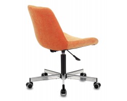 Кресло Бюрократ CH-350M оранжевый Velvet 72 крестовина металл-foto4