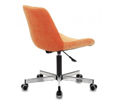 Кресло Бюрократ CH-350M оранжевый Velvet 72 крестовина металл