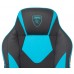 Кресло игровое Zombie GAME 17 черный/синий текстиль/эко.кожа крестовина пластик