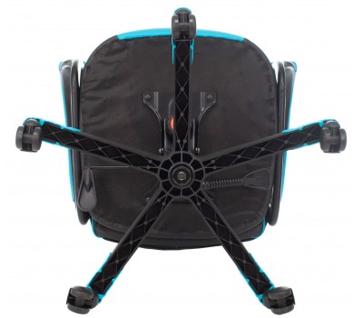 Кресло игровое Zombie GAME 17 черный/синий текстиль/эко.кожа крестовина пластик