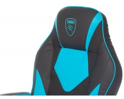 Кресло игровое Zombie GAME 17 черный/синий текстиль/эко.кожа крестовина пластик-foto9