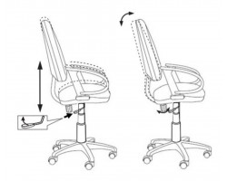 Кресло Бюрократ CH-300 серый JP-15-1 крестовина пластик-foto6