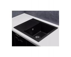 Кухонная мойка MODENA 1B1D BLACK KUPPERSBERG-foto2